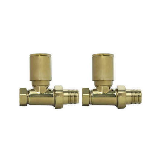 SONAS Round Straight Radiator Valve