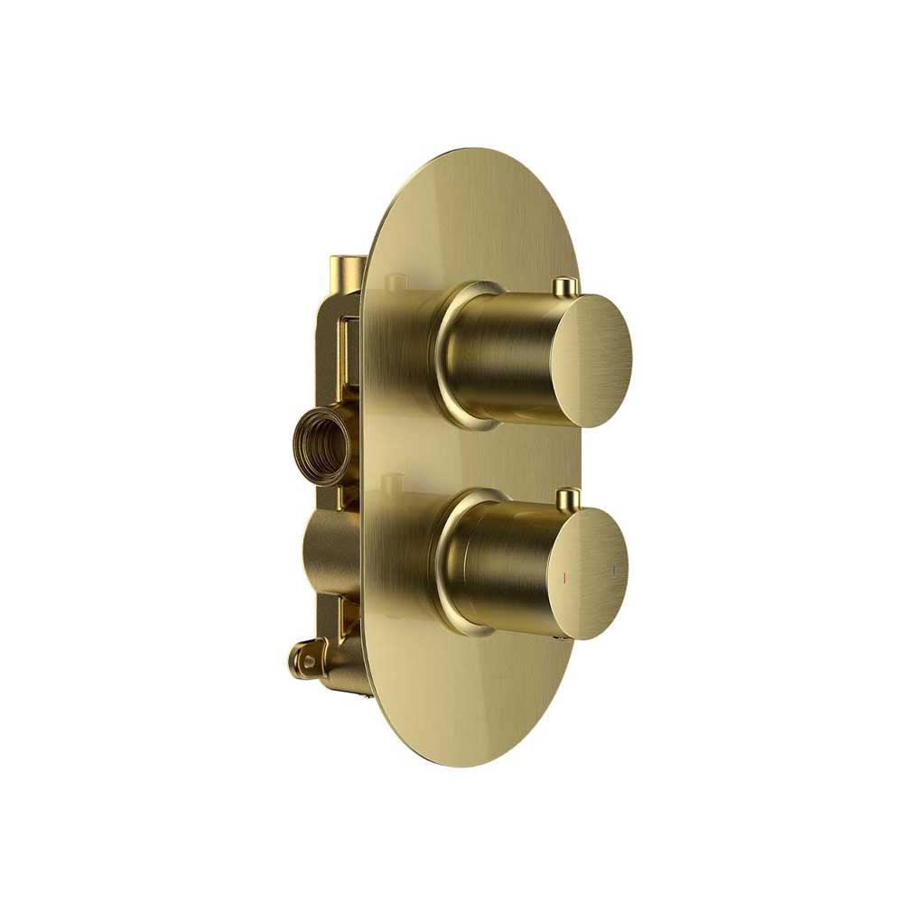 Round Twin Single Outlet