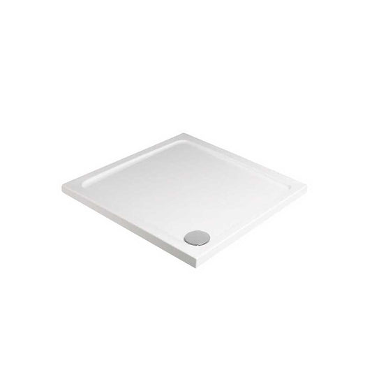 LOW PROFILE Square No Upstand Shower Tray White