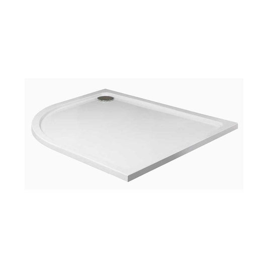 LOW PROFILE Offset Quadrant Left Hand No Upstand Shower Tray