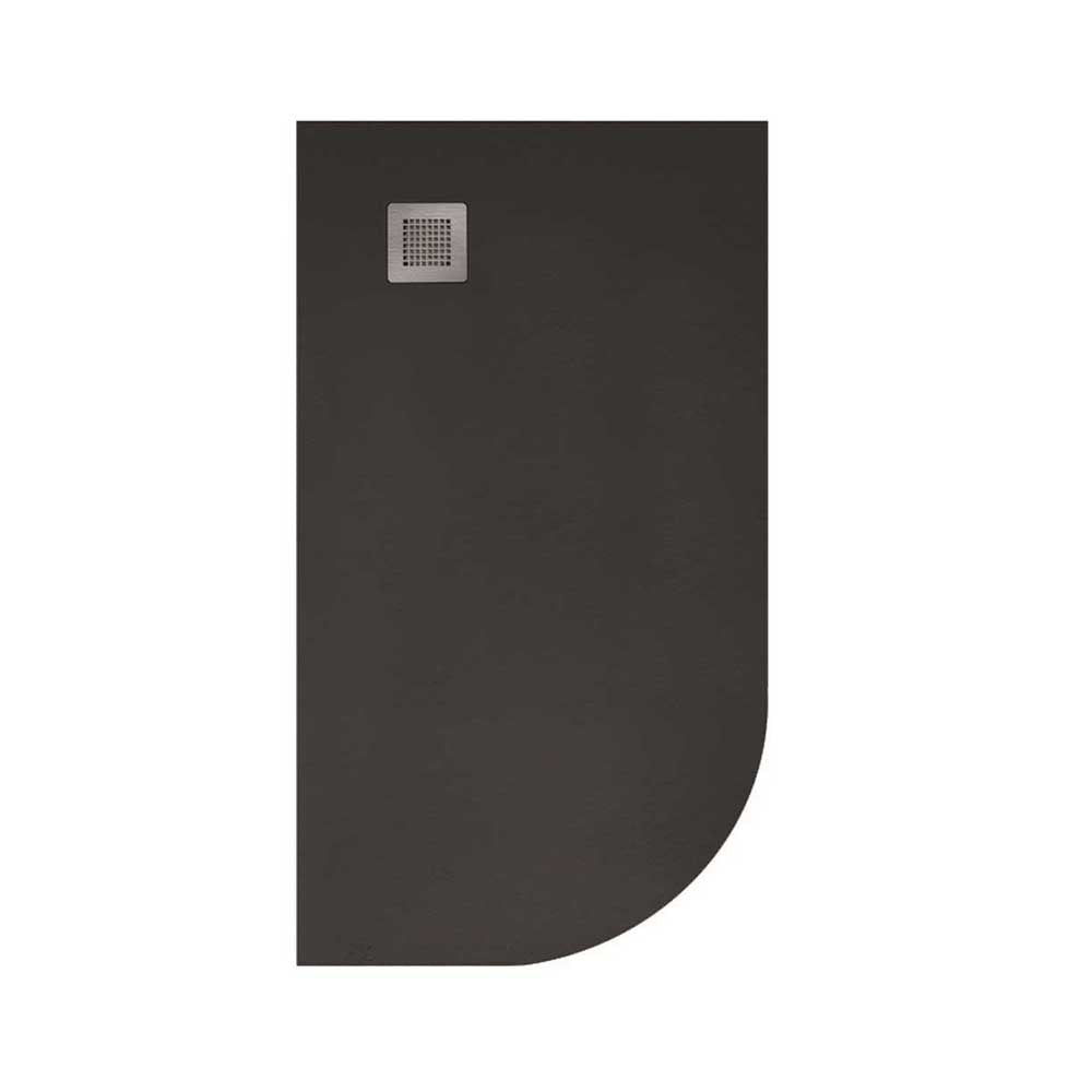 SLATE Left Hand Offset Quadrant Shower Tray & Waste
