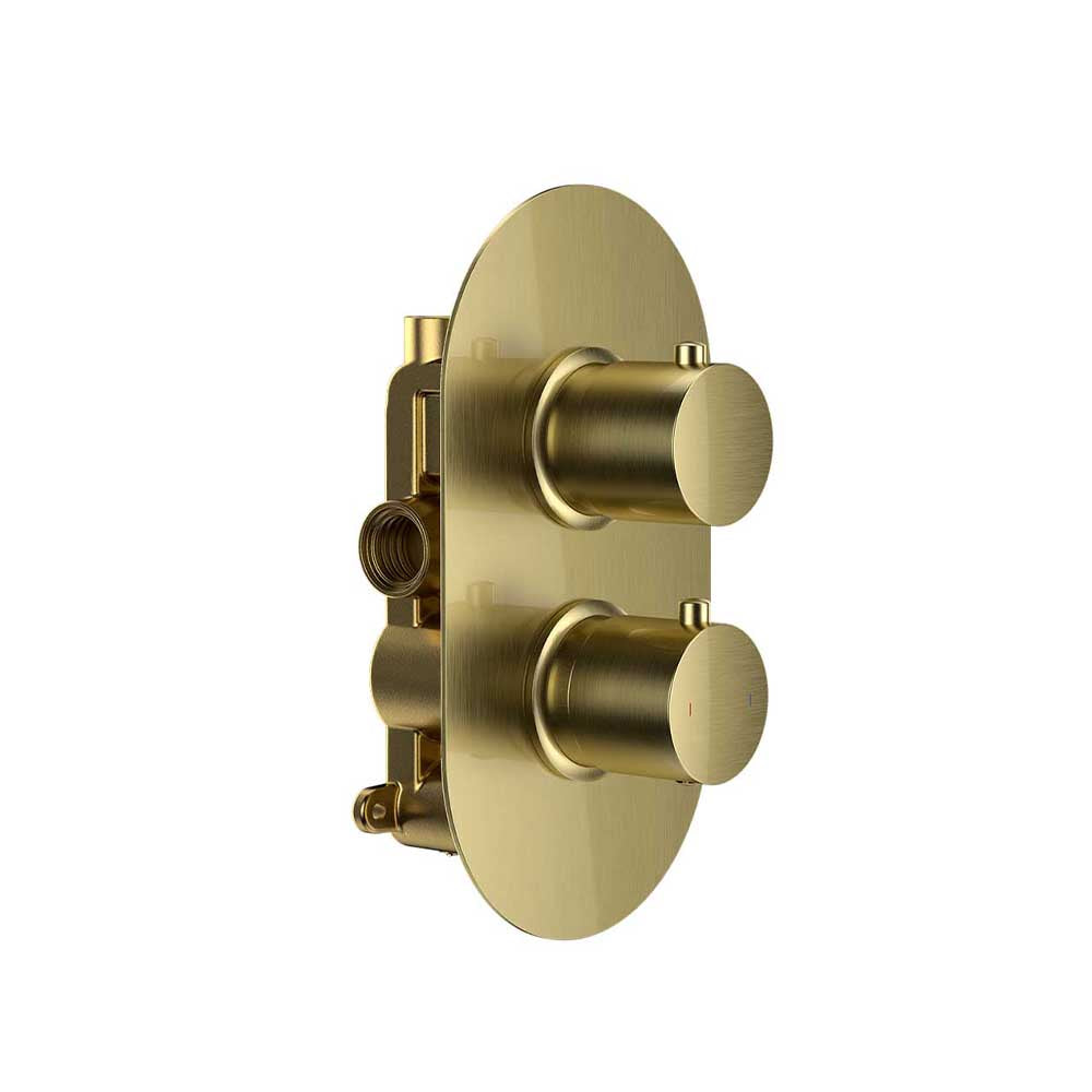 Round Twin Single Outlet