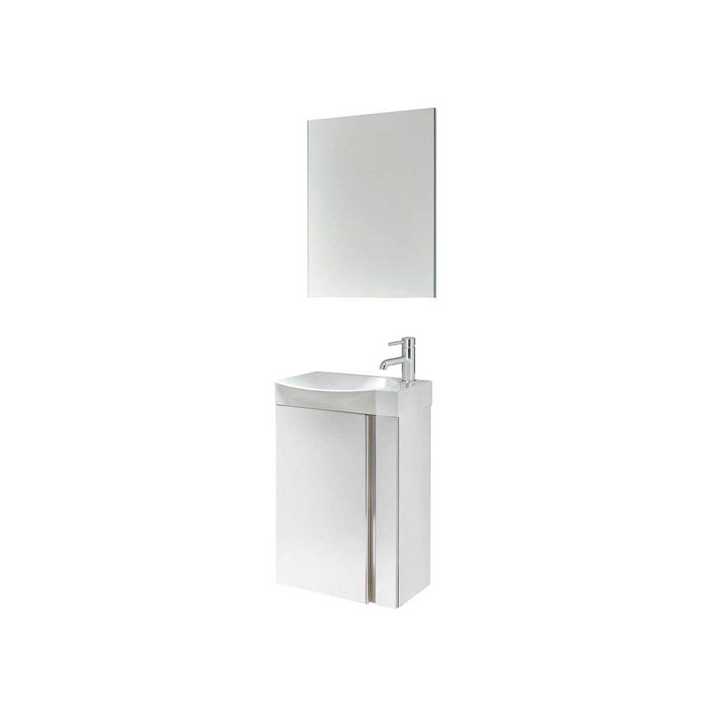 PRAGUE Wall Hung Single Door Vanity Unit