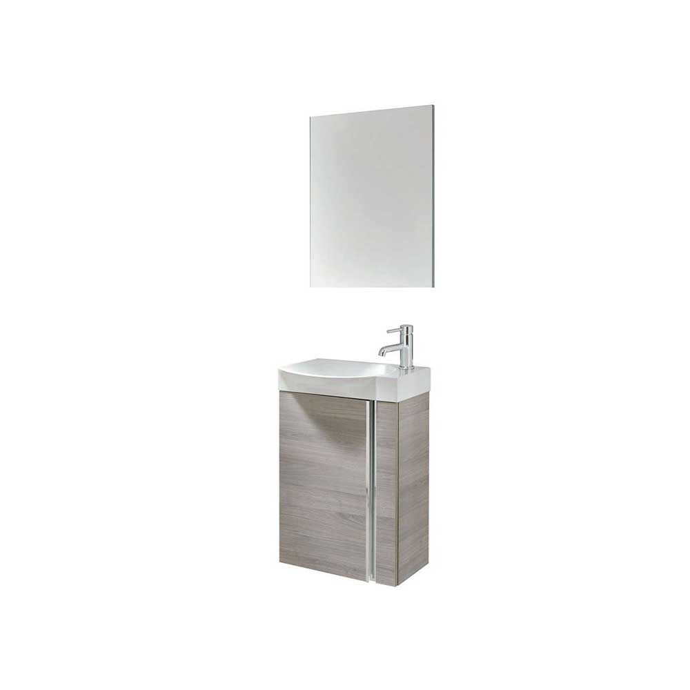 PRAGUE Wall Hung Single Door Vanity Unit