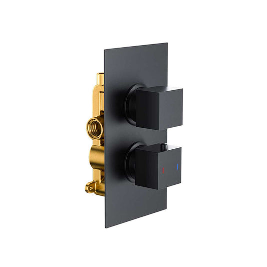 Square  Twin Single Outlet