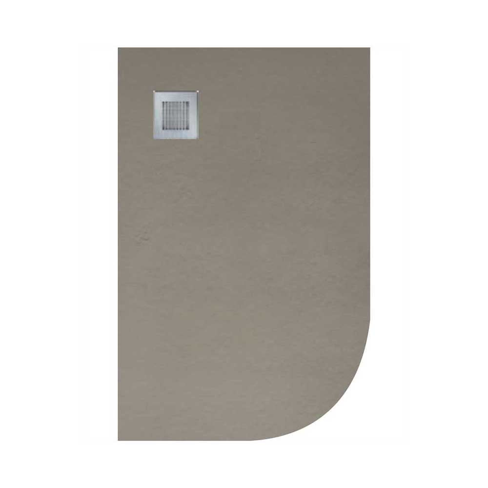 SLATE Left Hand Offset Quadrant Shower Tray & Waste