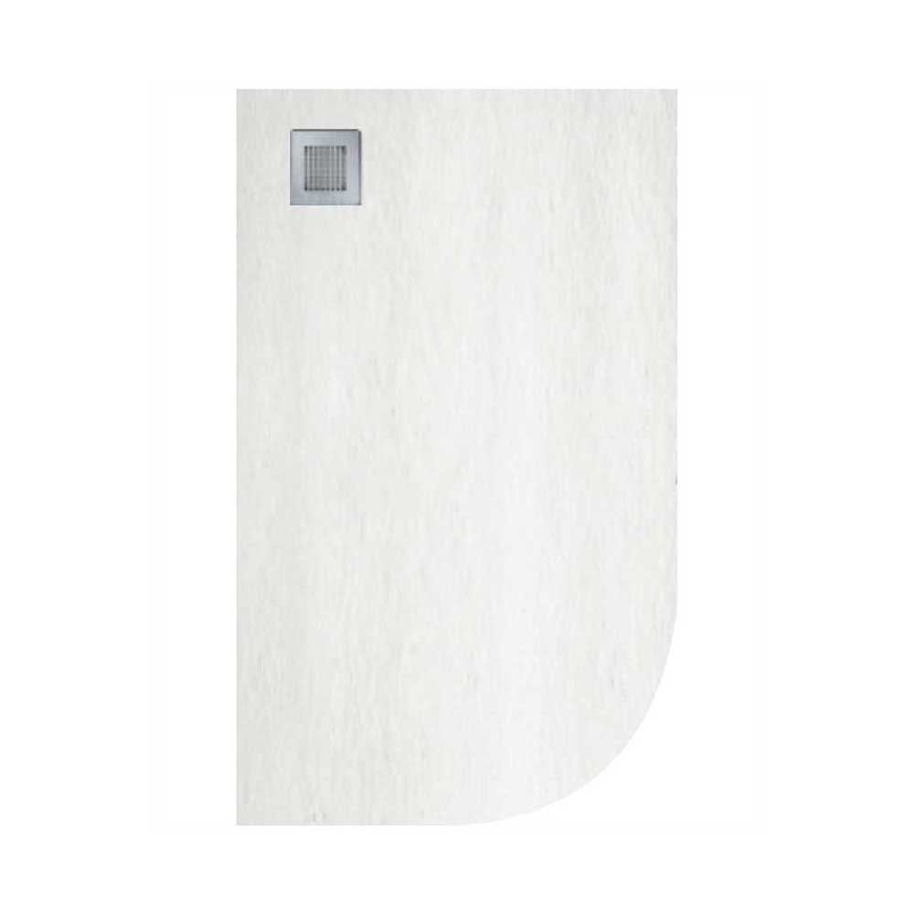 SLATE Left Hand Offset Quadrant Shower Tray & Waste