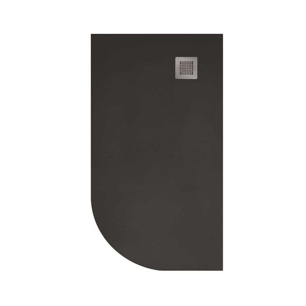 SLATE Right Hand Offset Quadrant Shower Tray & Waste