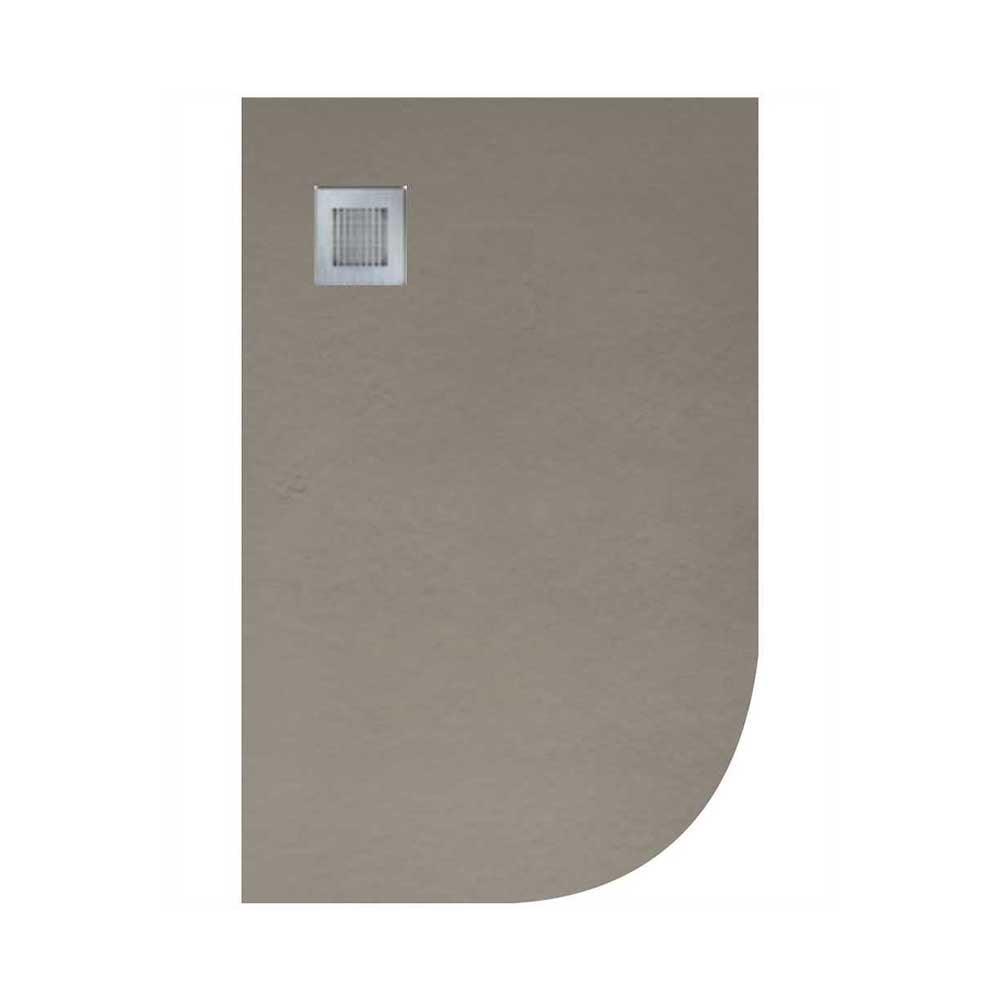 SLATE Left Hand Offset Quadrant Shower Tray & Waste