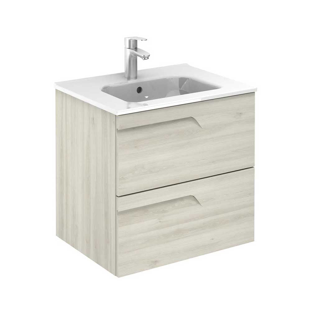 BRAVA Wall Hung Two Drawer Vanity Unit