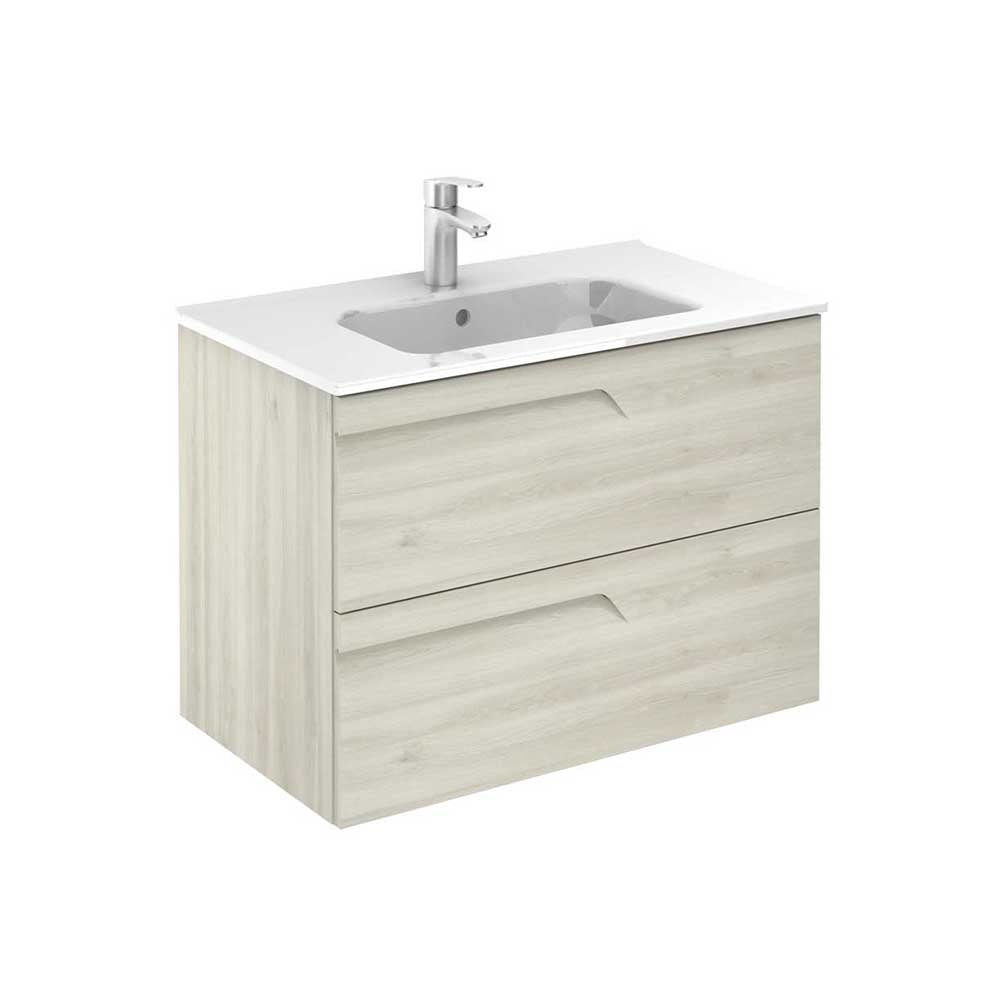 BRAVA Wall Hung Two Drawer Vanity Unit