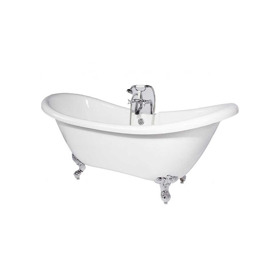 Double Slipper Traditional Style Freestanding Bath