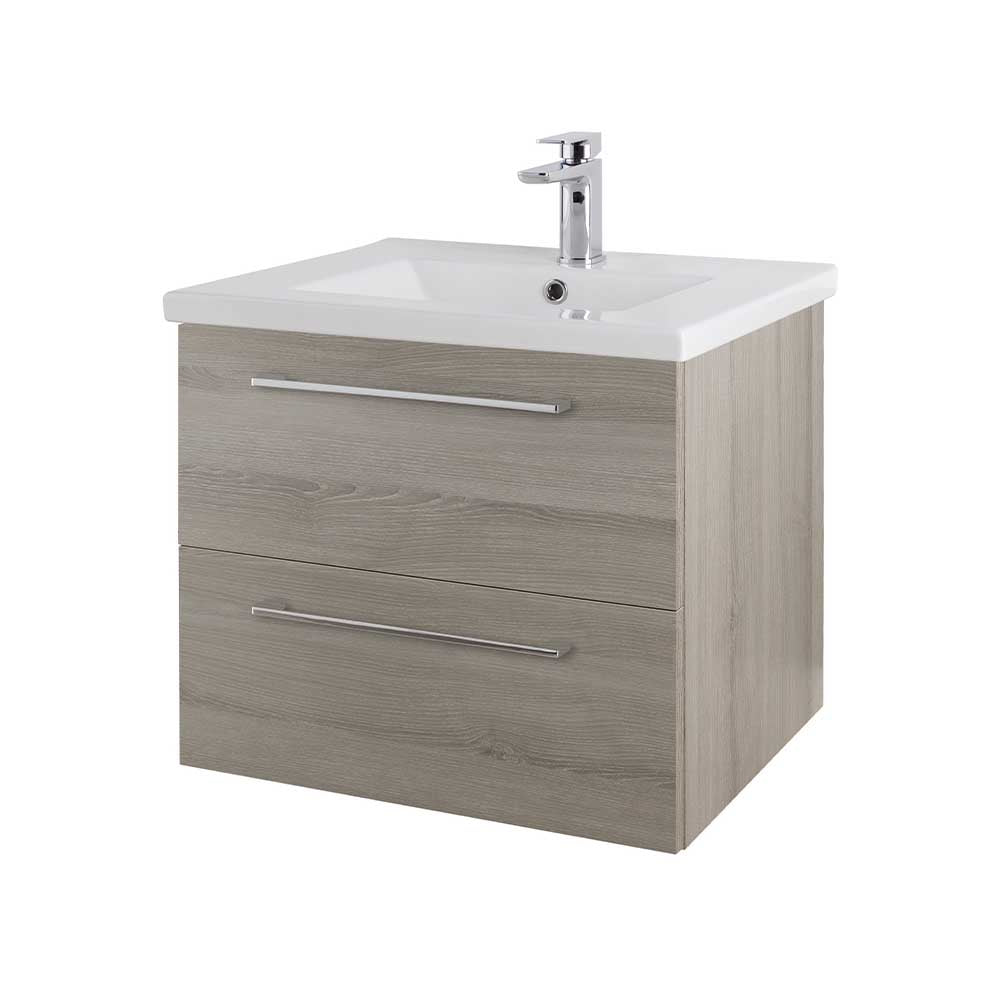 Cesena Twin Drawer Wall Hung