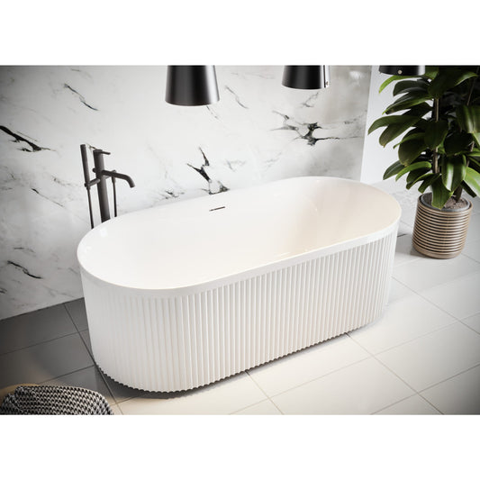 Avara Fluted  Freestanding Bath