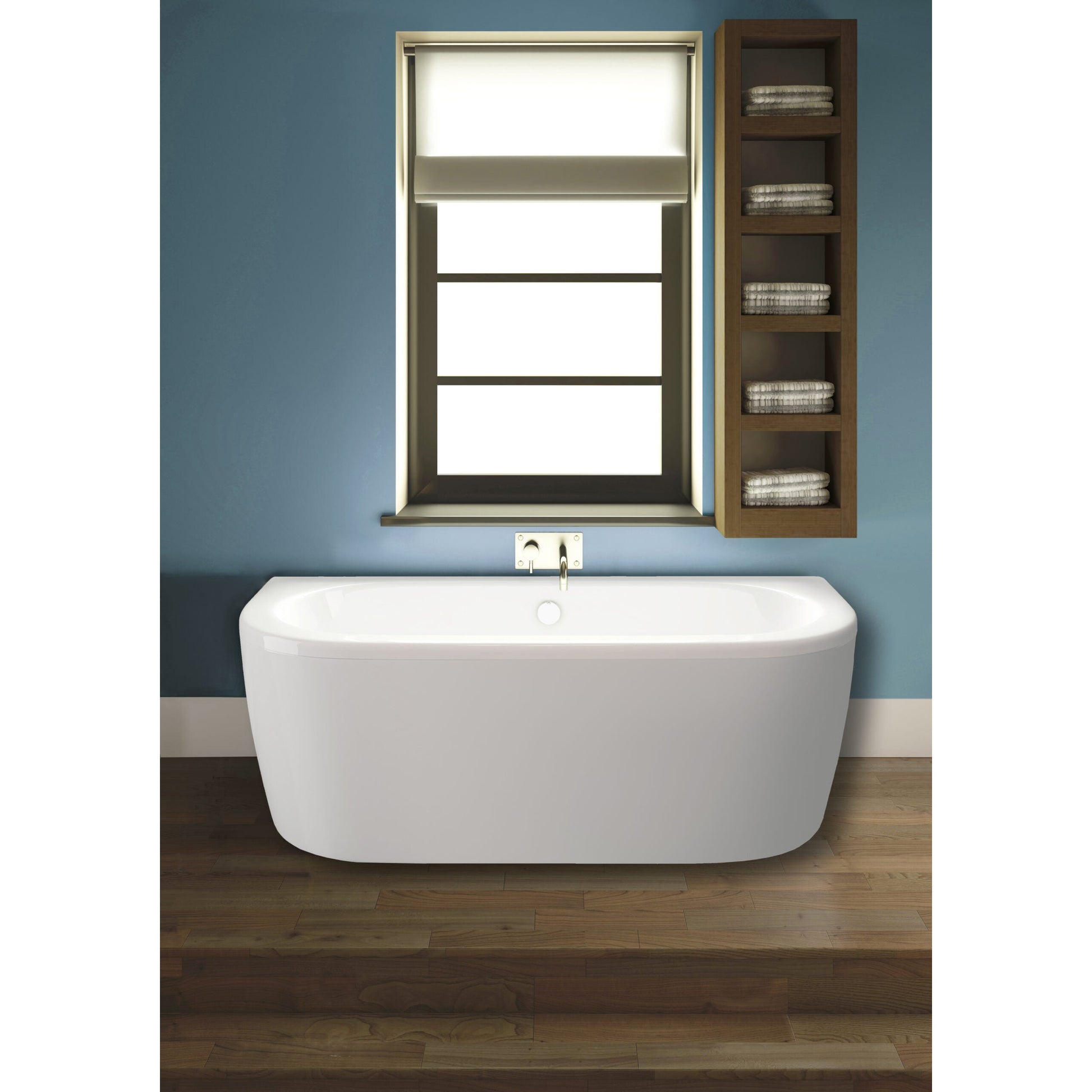 Magalas Back to Wall Bath