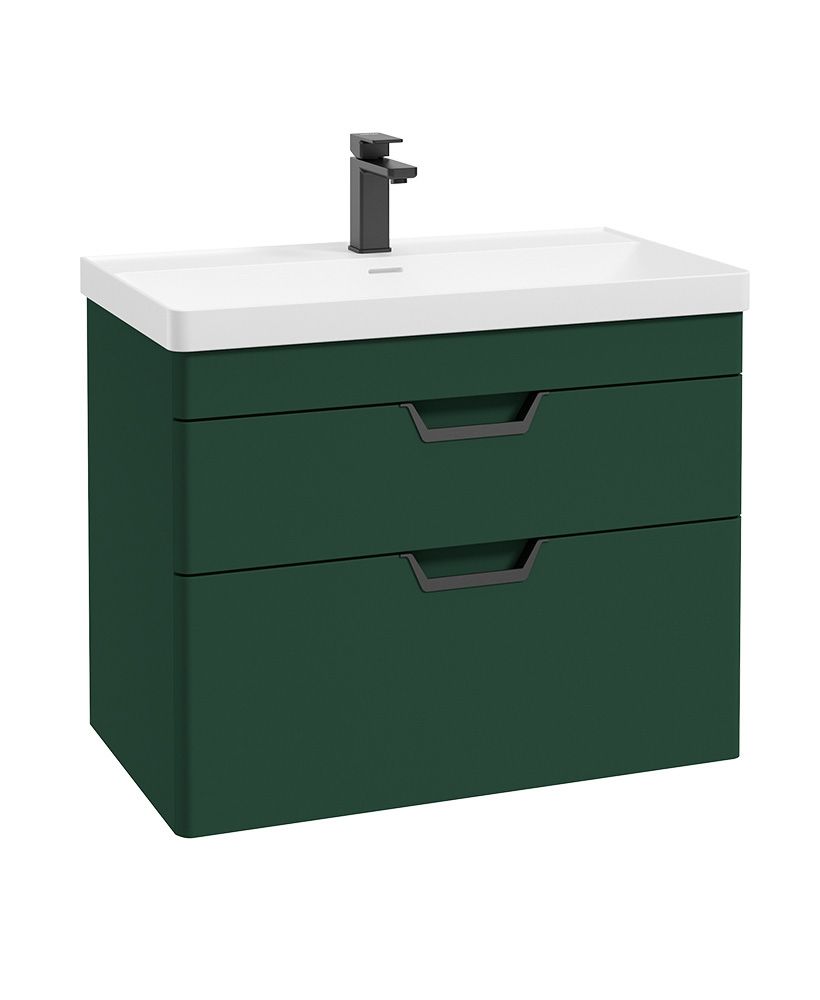 FREYA Wall Hung Two Drawer Vanity Unit & Basin