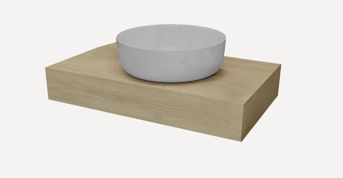 Cannes 600mm Worktop Light Oak