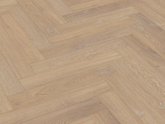 Desert Oak Herringbone 12mm Pack Size 1.92m² - Tile Depot -