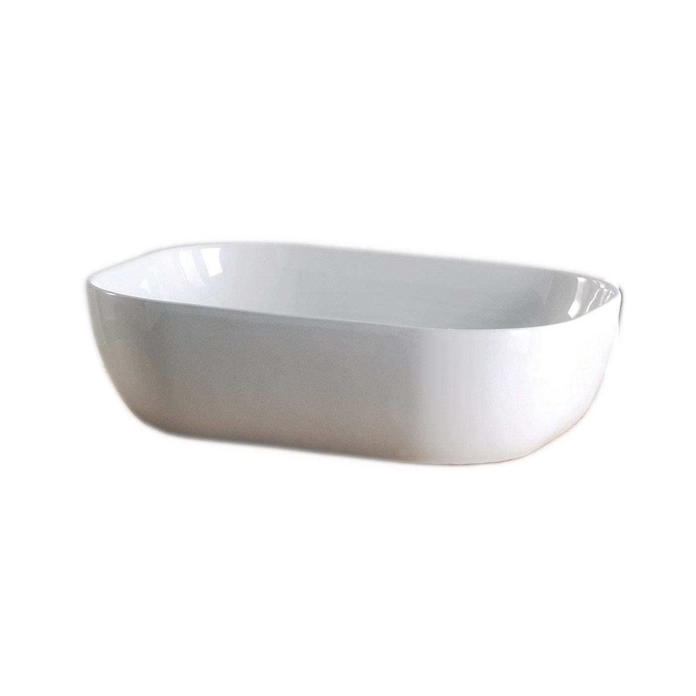 Vessel 505mm ESTANTE Soft Retangular round basin