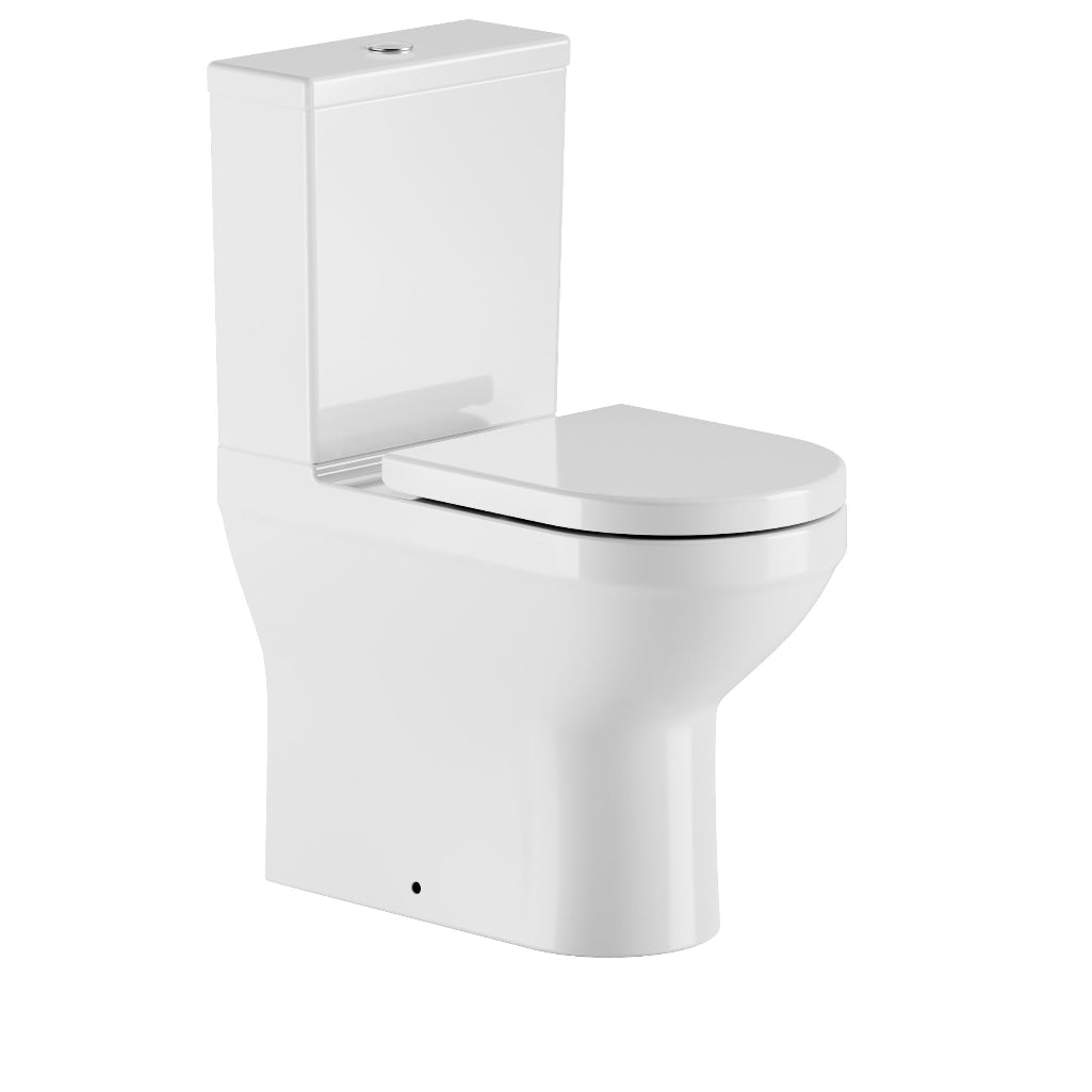 Kovera Rimless Fully Flush Comfort Height Close Coupled Pan inc. Seat