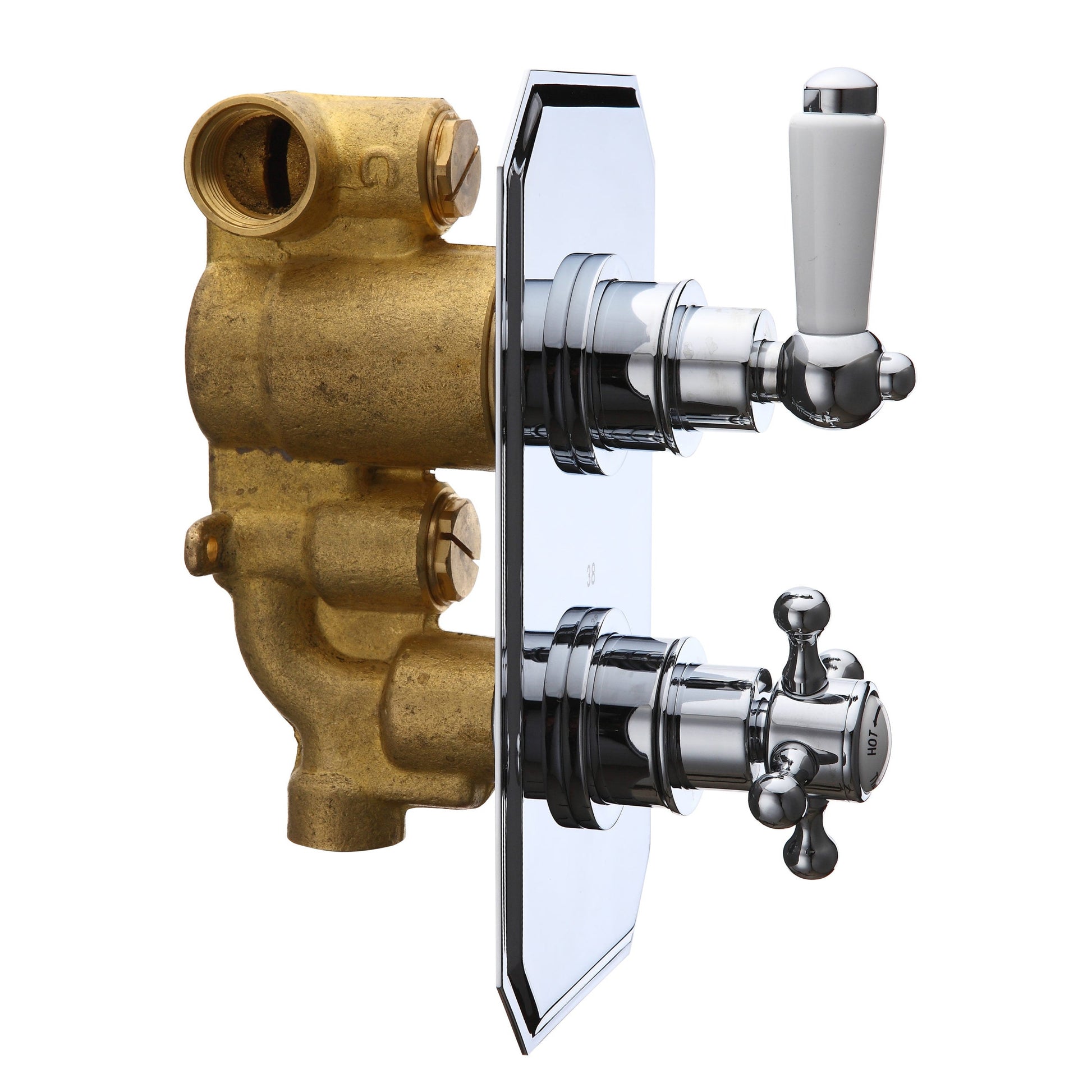 KYLEMORE TWIN CONCEALED SHOWER VALVE