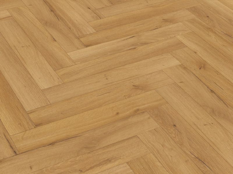 Oak Natural Robust Herringbone 12mm Pack Size 1.92m² - Tile Depot -