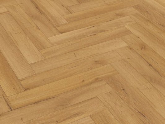 Oak Natural Robust Herringbone 12mm Pack Size 1.92m² - Tile Depot -