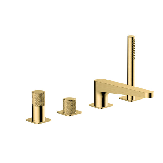 RAKAmalfi 4 Hole Deck Mounted Bath Shower Mixer