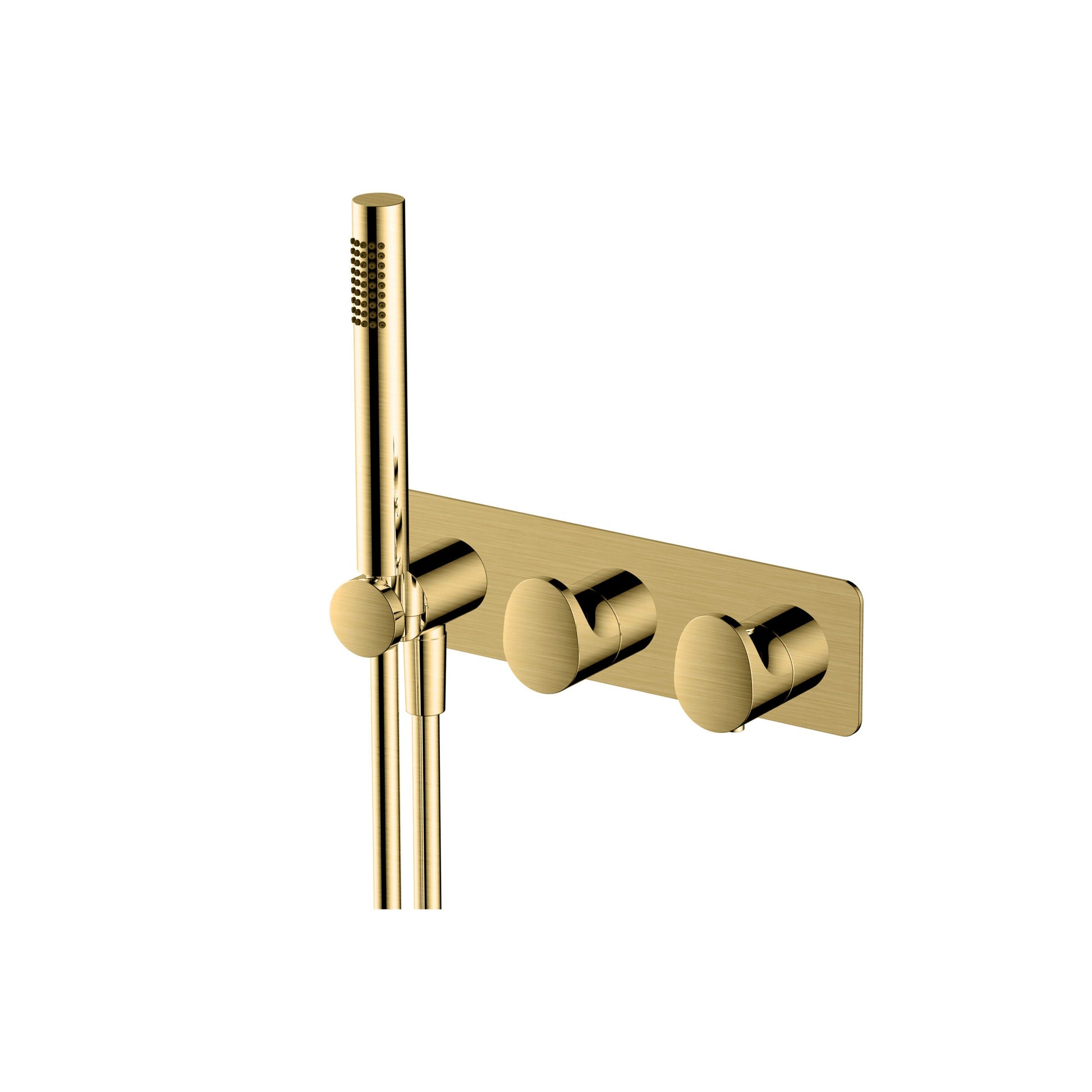 RAK Portofino Thermostatic Dual Outlet Horizontal Concealed Valve Inc Shower Kit