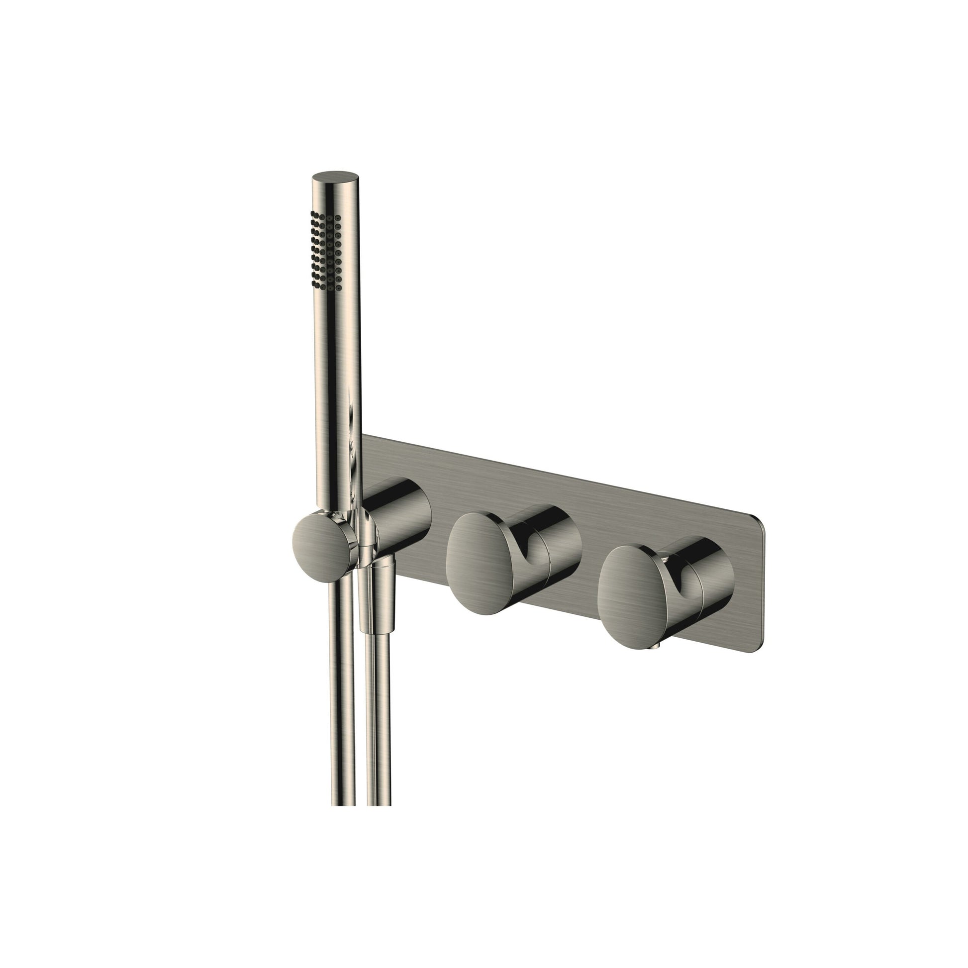 RAK Portofino Thermostatic Dual Outlet Horizontal Concealed Valve Inc Shower Kit