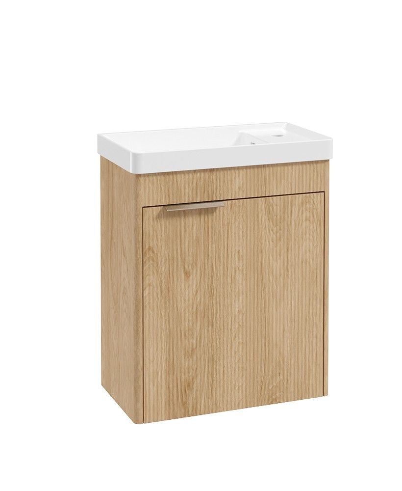 REED Wall Hung Single Door Cloakroom Vanity Unit