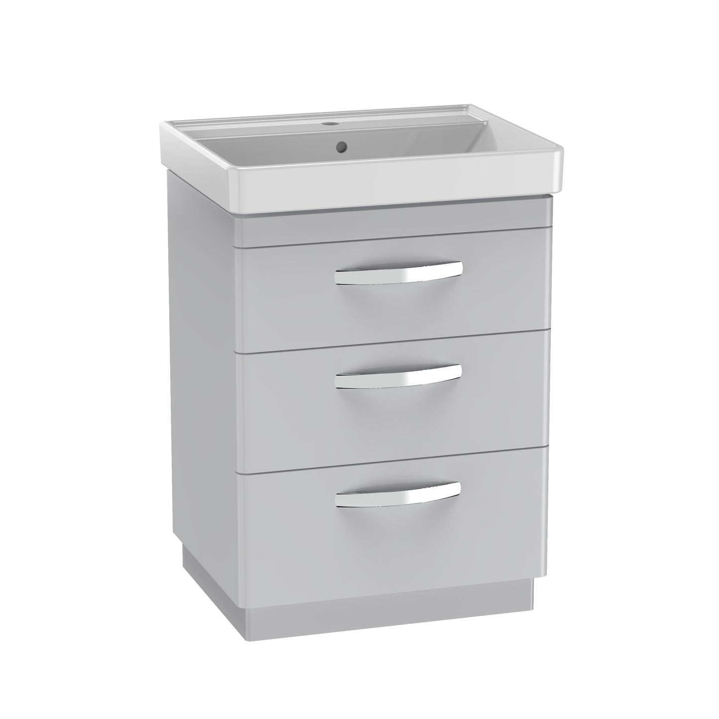 Compass Floor Standing 3 Drawer Unit & Basin