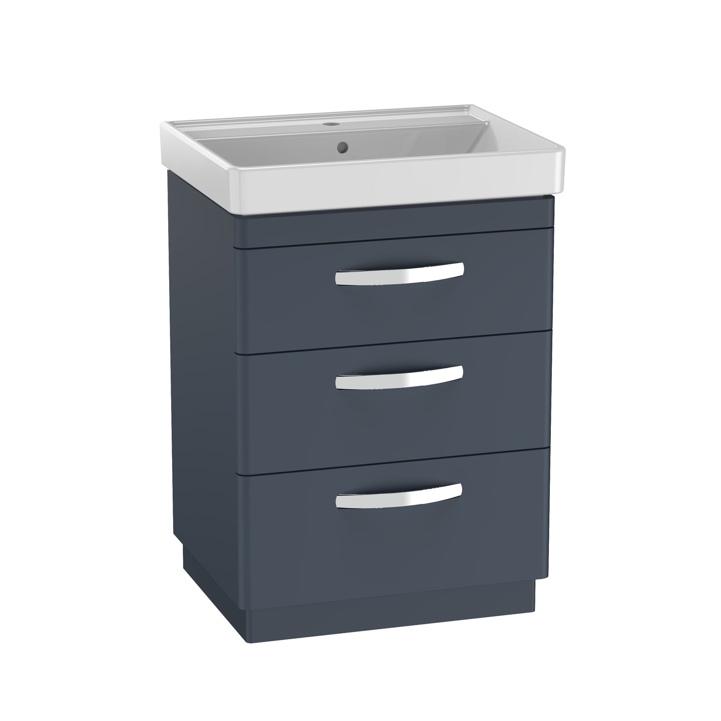 Compass Floor Standing 3 Drawer Unit & Basin