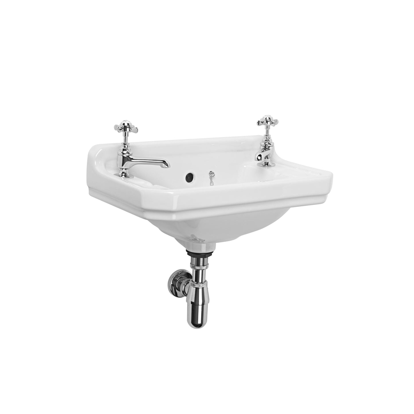 Vitoria Cloakroom 2 Tap Hole Basin Only