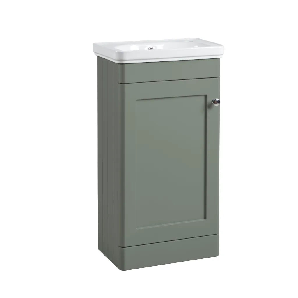 Marston 450mm Cloakroom Floor Standing Cabinet No Handles