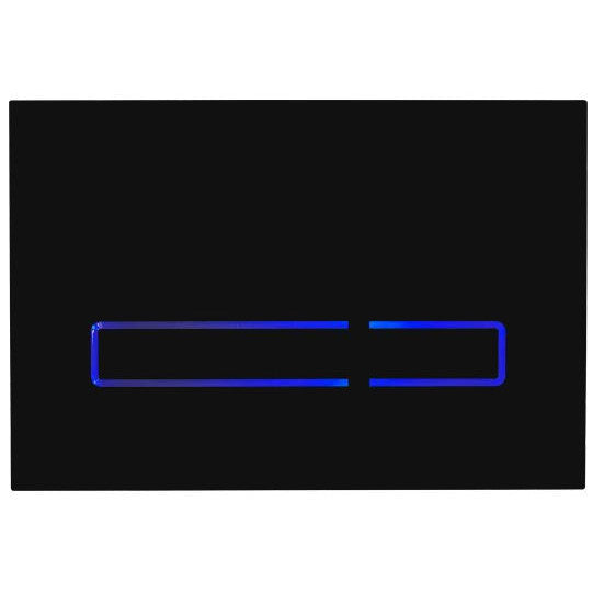 Flush Plate Options Sensor Flush Plate Black with Blue LED