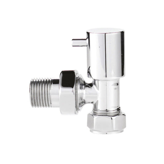 Minimalist Angled Radiator Valve
