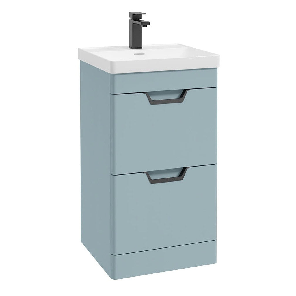 FREYA Floorstanding Two Drawer Vanity Unit