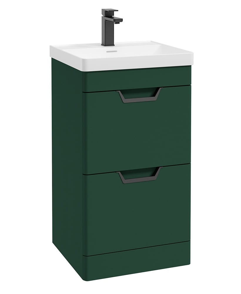 FREYA Floorstanding Two Drawer Vanity Unit