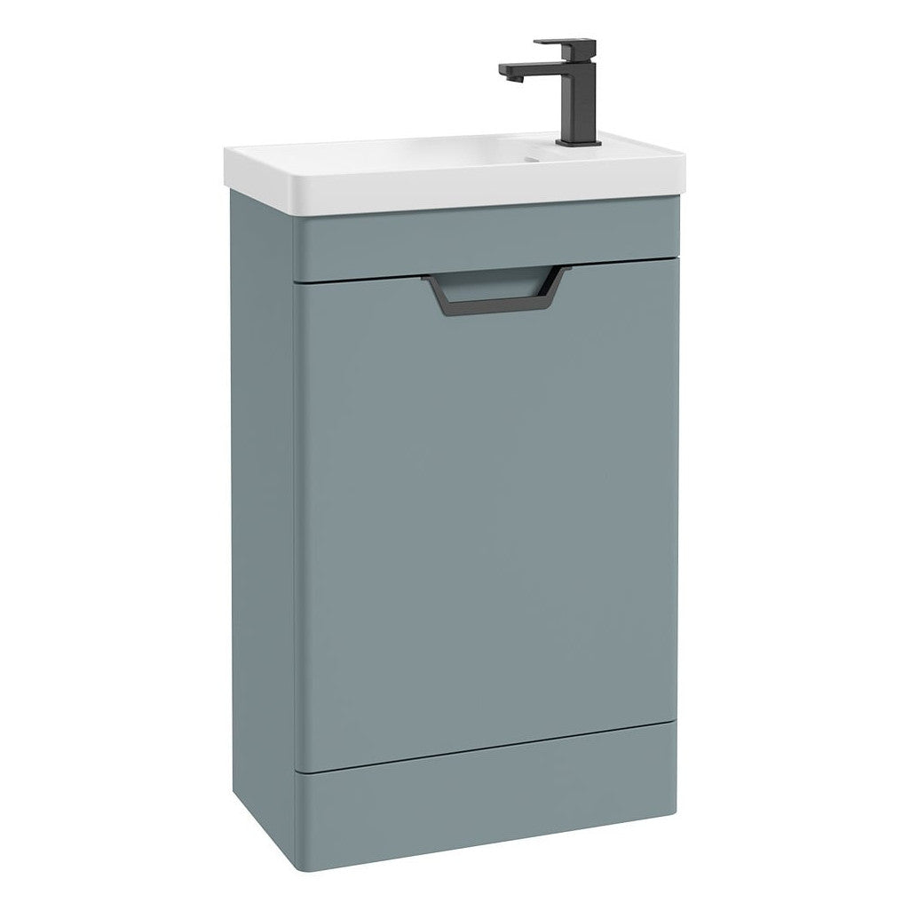 FREYA Floorstanding Single Door Cloakroom Vanity Unit