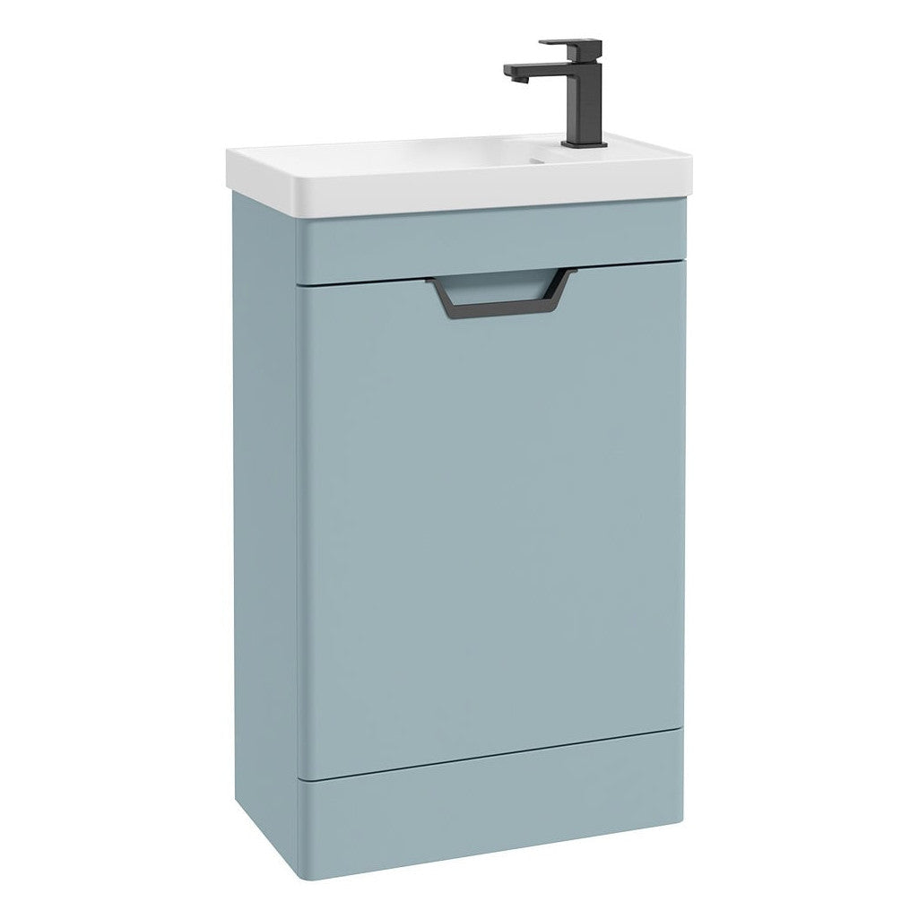 FREYA Floorstanding Single Door Cloakroom Vanity Unit
