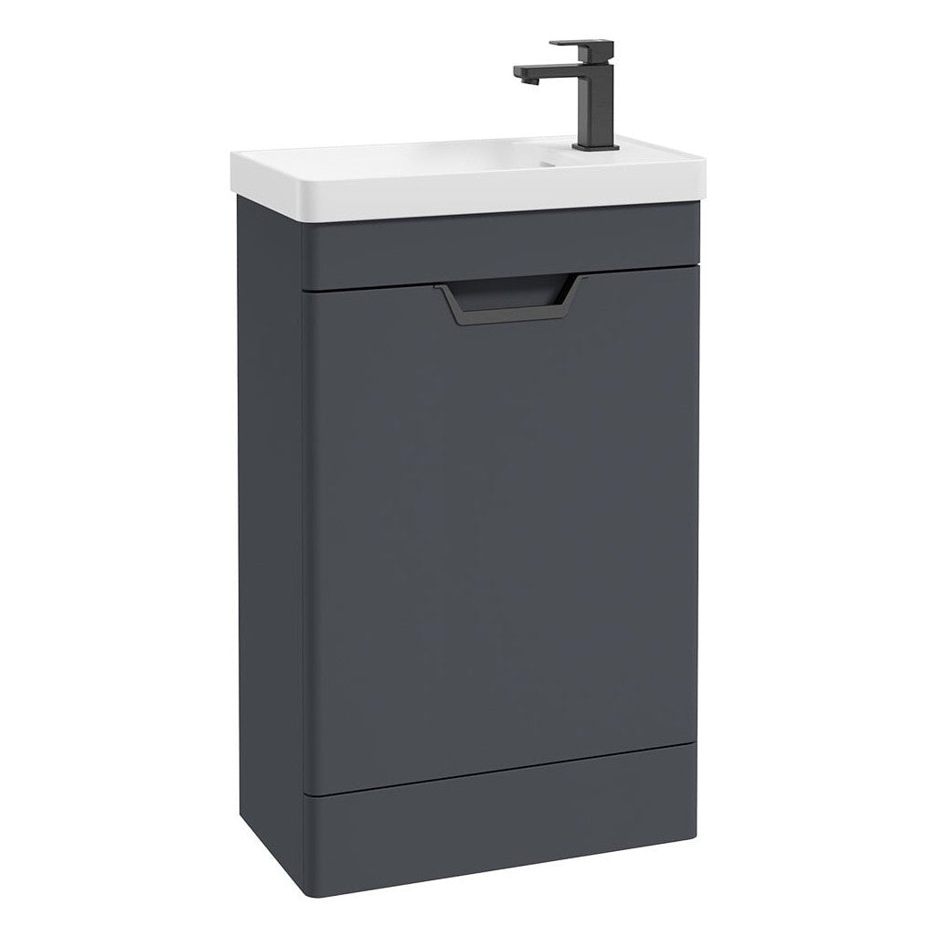 FREYA Floorstanding Single Door Cloakroom Vanity Unit