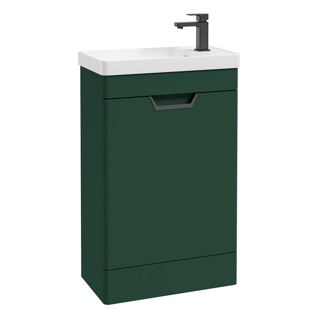 FREYA Floorstanding Single Door Cloakroom Vanity Unit