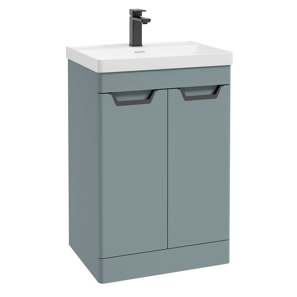 FREYA Floorstanding Two Door Vanity Unit