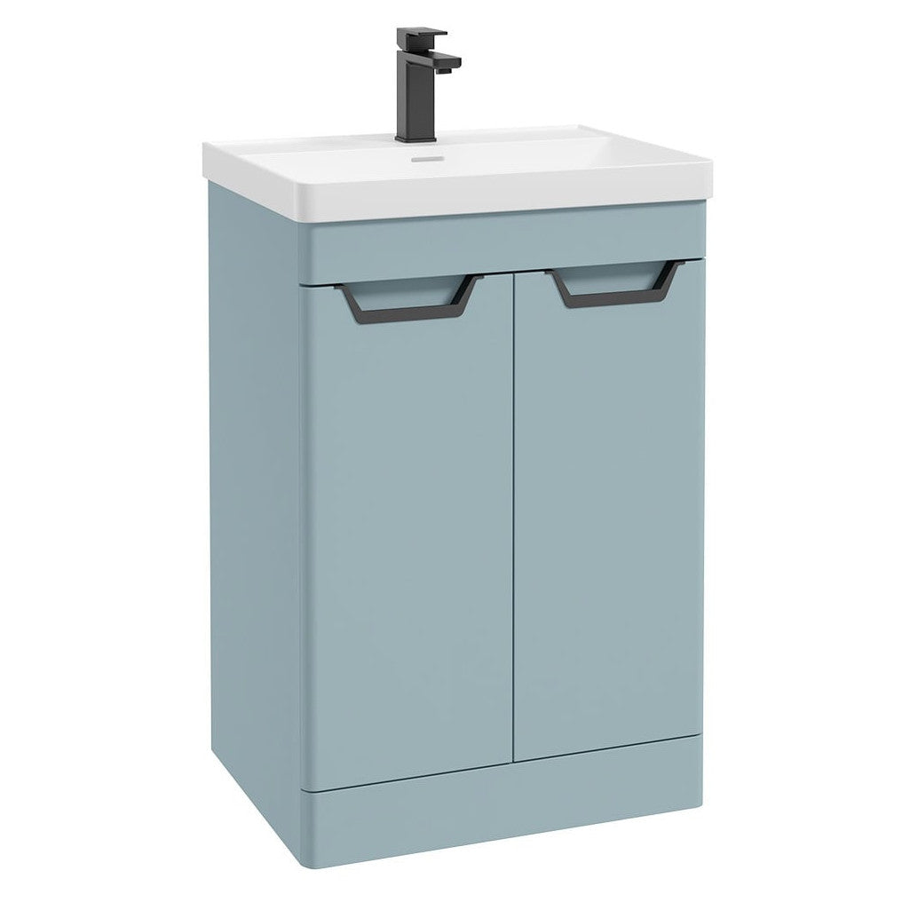 FREYA Floorstanding Two Door Vanity Unit