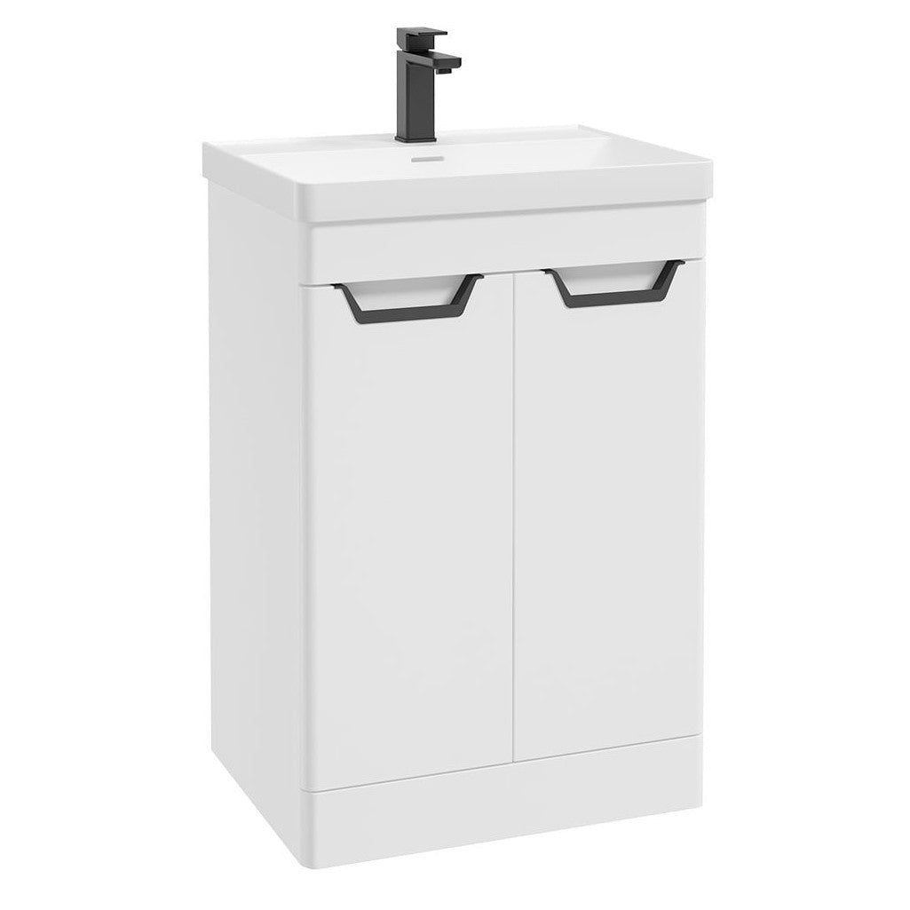 FREYA Floorstanding Two Door Vanity Unit