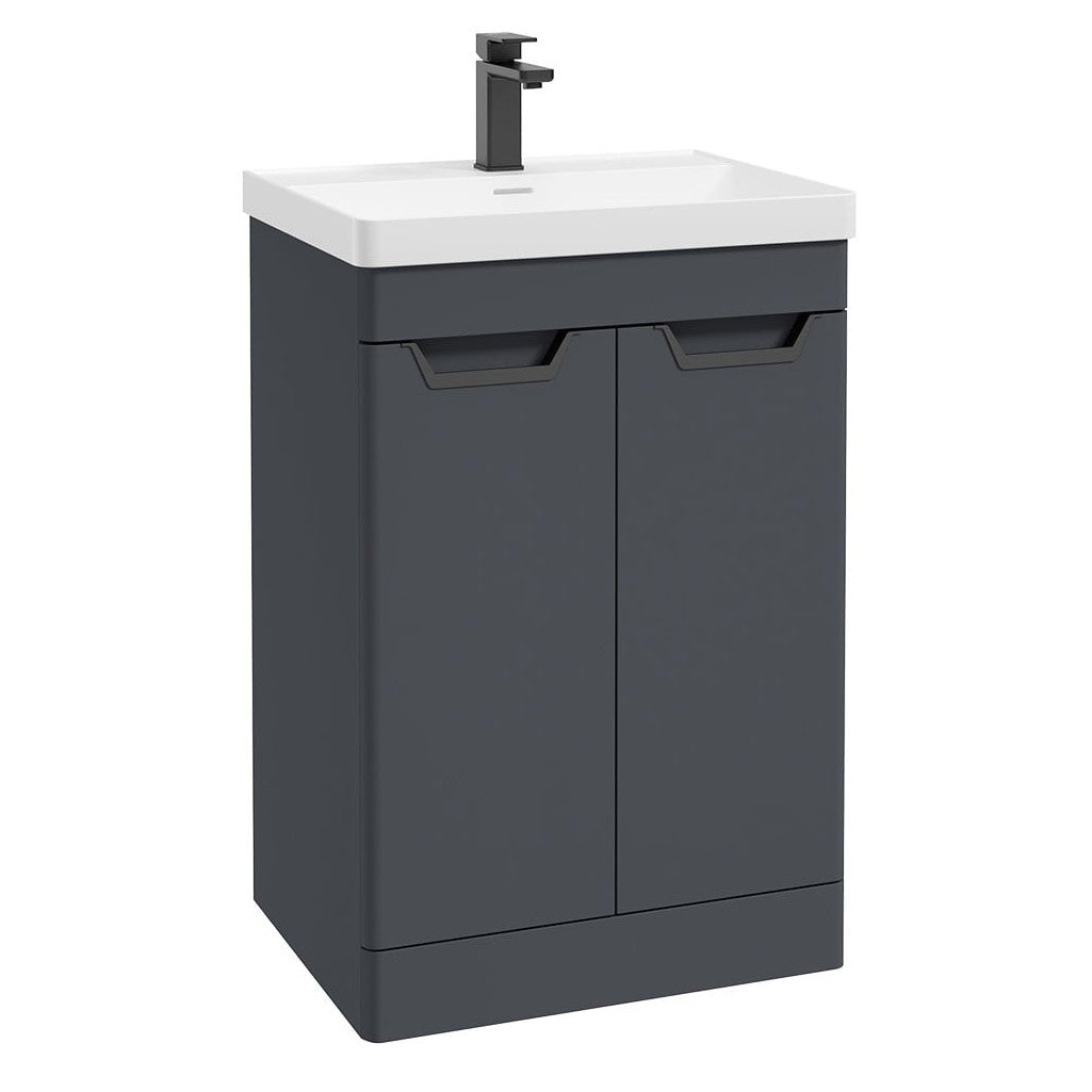 FREYA Floorstanding Two Door Vanity Unit