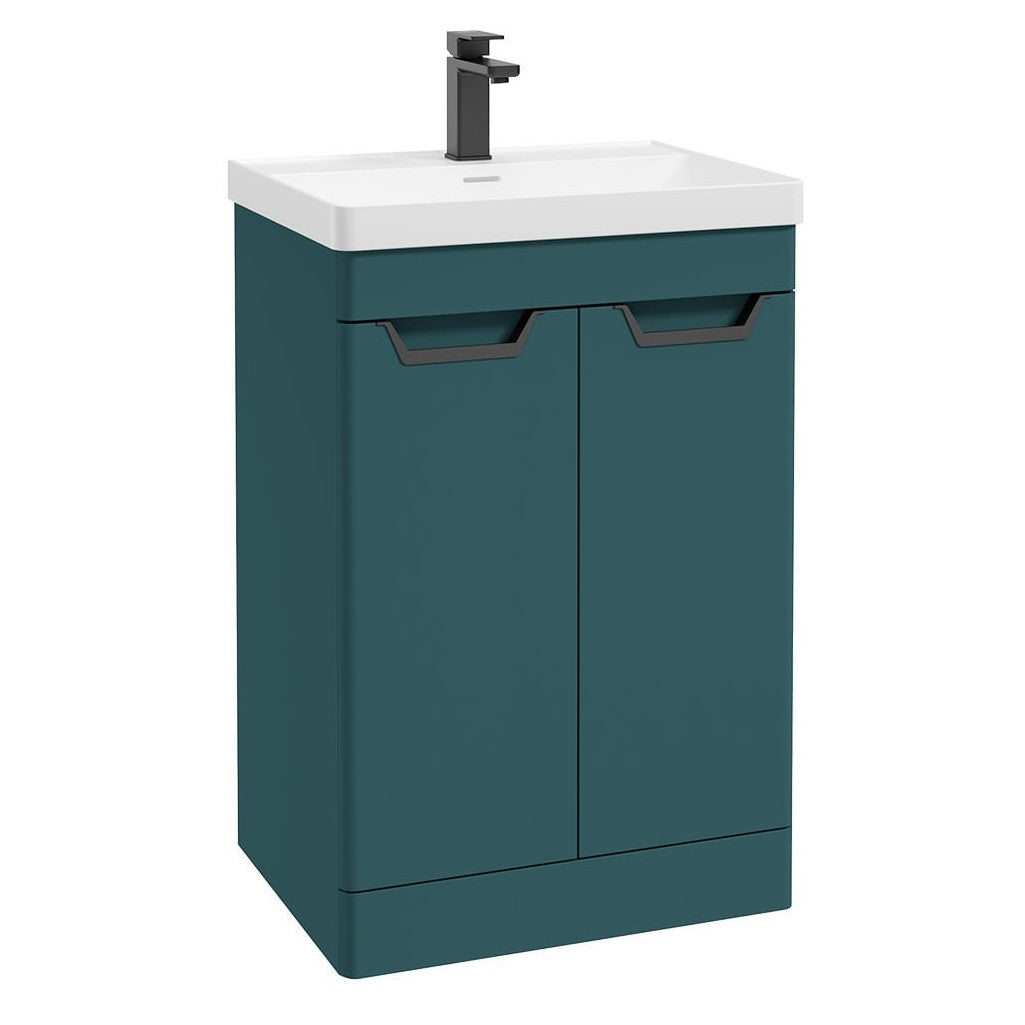 FREYA Floorstanding Two Door Vanity Unit