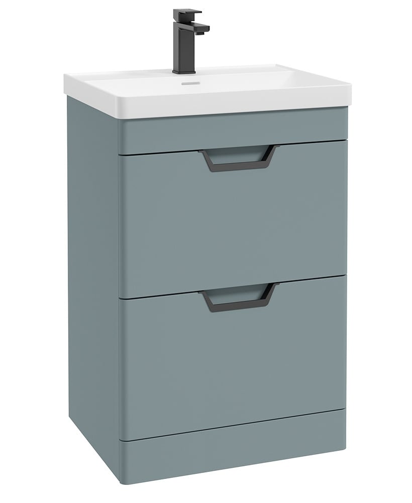 FREYA Floorstanding Two Door Vanity Unit