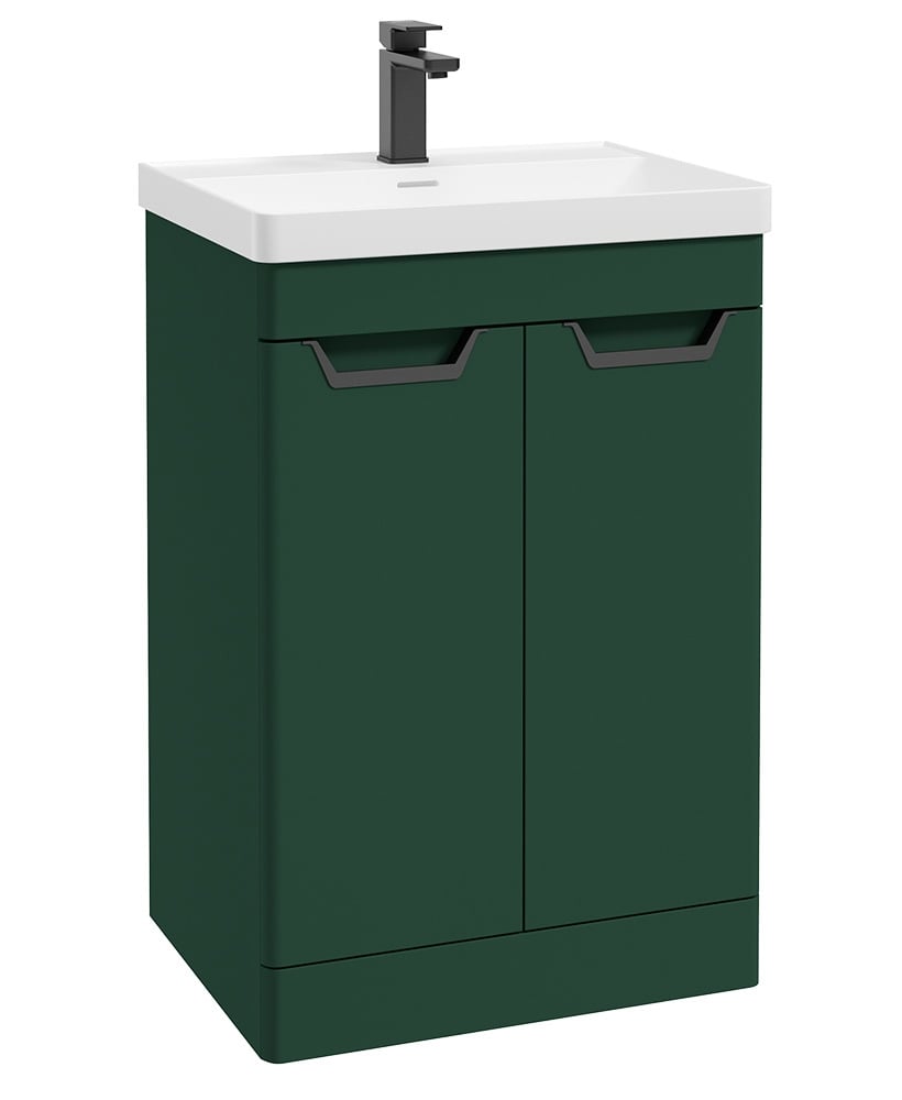 FREYA Floorstanding Two Drawer Vanity Unit